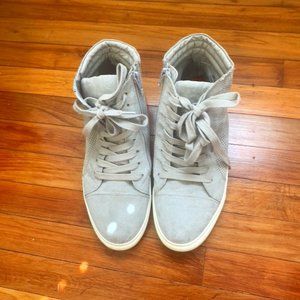 Gently Used Gray Steve Madden Sneakers, Size 10
